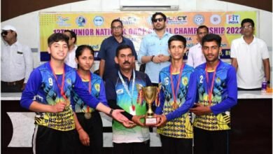Photo of ड्रॉप रोबॉल राष्ट्रीय प्रतियोगिता में डब्बल मिक्स में हिमाचल को गोल्ड मेडल